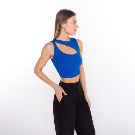 TOP female, color bright blue, size 46 (l)-2