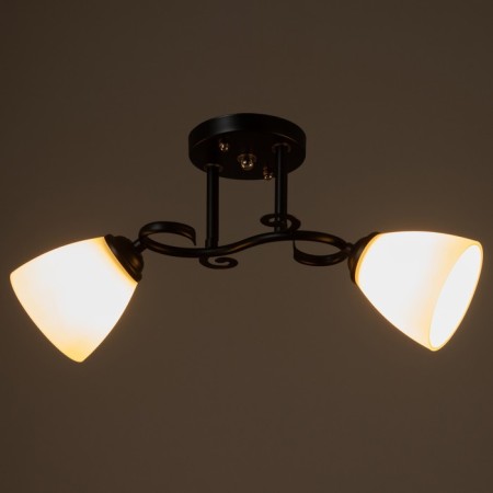 Chandelier Assami 2HE27 40W Black 30x17x16 cm Bayerlux-2