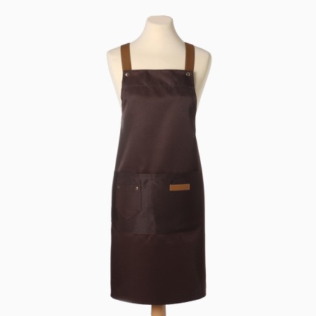 Apron Ethel Cols. Korichnoye, 69*74 cm, 100% p/e-3