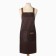 Apron Ethel Cols. Korichnoye, 69*74 cm, 100% p/e