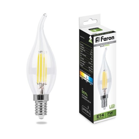 LED LED Feron, E14, 7 W, 230 V, white light-1