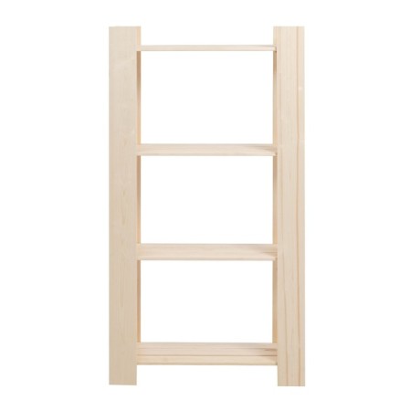 Wooden rack 4 shelves 120x64x32 cm-1