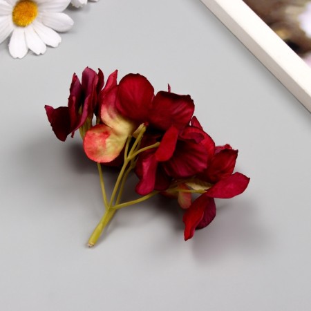 A bud on the leg for decoration "Red violet" d = 5 cm, h = 10 cm-1