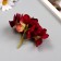 A bud on the leg for decoration "Red violet" d = 5 cm, h = 10 cm