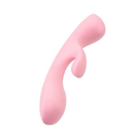 Unrealistic vibrator Satiffyer Triple OH, 24 cm, silicone, pink color-11