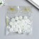 Plastic beads "White balls with sparkles" glow in the dark 20 g d = 1.2 cm