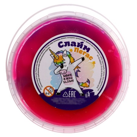 Slime "Sephirka" two colors blue, Magenta, 500 ml-3