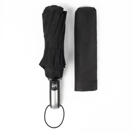 Automatic umbrella "monoton", 3 additions, 10 spokes, r = 50 cm, black color-10