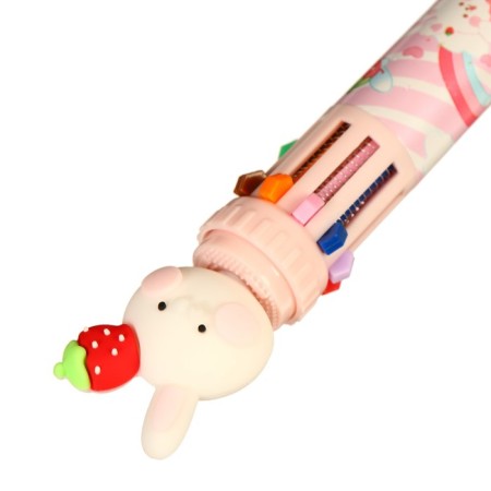 Ballpress "Bunny" 10-color, 0.5 mm, mix (barcode on a piece)-2