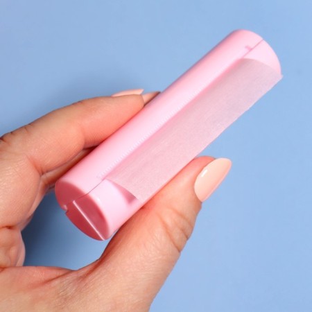 Leaf soap, in roll, d 2.3 × 9 cm, 120 cm, pink color-6