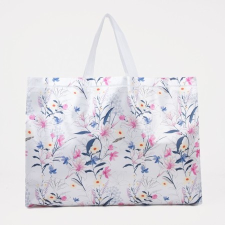 Household bag without fastening, white color-1