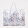 Household bag without fastening, white color