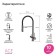 IDDIS ACE kitchen mixer, filter and flexible pour, graphite color