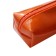 Penal soft, 1 compartment, quadro, 60 x 195 mm, calligrata K-621, artificial leather, varnish with scenes, orange