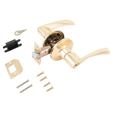 Standard latch 8901 bk pb, fix, color gold