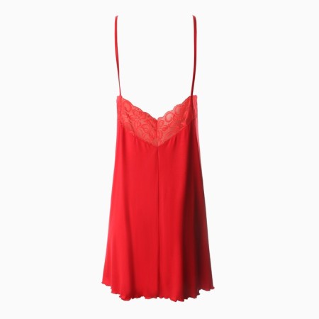 Night shirt female, red color, size 52-8