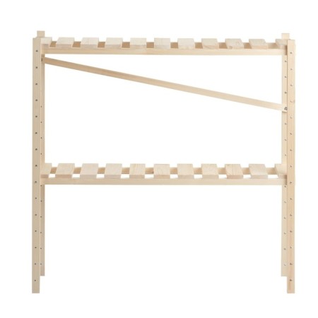 Wooden rack for seedlings adjustable 99.6x99.6x21 cm-1