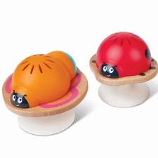 A set of rattles for newborn on the Hape suction cups, 3 subjects