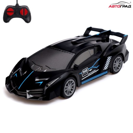 Radio -controlled car "Thirst for racing", 1:20, works from batteries, black color
