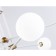 Suspended Ambrella Light, Modern, TR2521, 6XG9, white color, brass