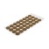 File upstream D = 24 mm, 32 pcs., Brown