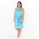 Night shirt female, blue color, size 50