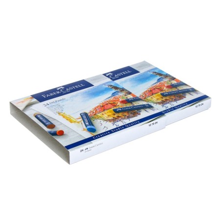 Oil pastel 24 colors Faber-Castell Studio Quality Round-3