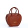 Bag Women's Cross-Bodi with a zipper, brown color
