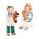 Set for the design "Little Doctor" 50x34cm