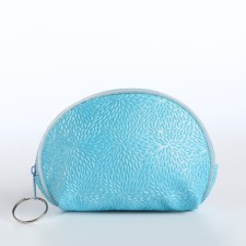 Women's wallet with lightning, blue color