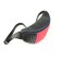 Female warehouse bag, outer pocket, black/red cracker