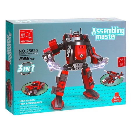 Designer captain "Robot Transformer", 3 assembly options, 286 parts-3