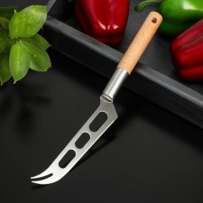 A knife for the cheese of the Valdai shares, stainless steel, silver color