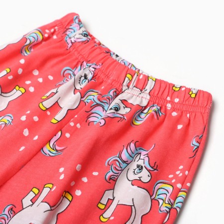 Pajamas for girls, raspberry color, height 110 cm-3