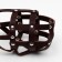 Muzzle No. 2, length on the nose 10 cm, muzzle girth 28 cm, (like, puppy of shepherds), brown