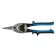 Scissors for metal tundra pro, CRV, 2k handles, straight cut, 250 mm