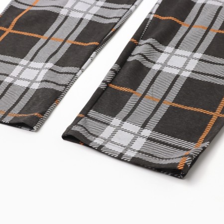 Male pajamas (T-shirt/pants), dark gray color, size 46-4