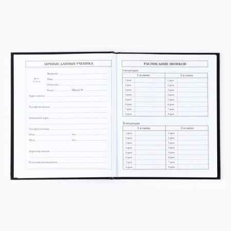 School diary for grade 1-11, in a solid cover, 40 l. "I can't take knowledge from me"-2
