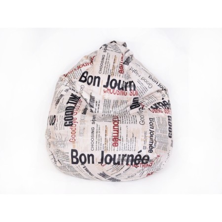 The junior chair, size 75x100 cm, velor, newspaper-1