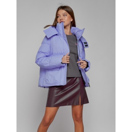 Winter jacket, size 44, purple color-10