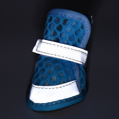 Cross boots, set 4 pcs, 1 size (4 x 3 cm), blue-6