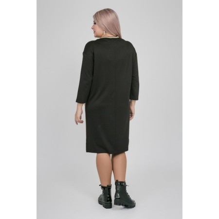 Female dress, size 56, mustard color-4