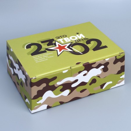 Box Gift team, packaging, "23.02", 26 x 19 x 10 cm-2