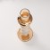 Summary Metal, plastic per 1 candle "Nega" d = 5 cm beiz with gold 10x10x29 cm