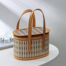 Basket for storage of the shares Nature, 20 × 13 × 13, bamboo
