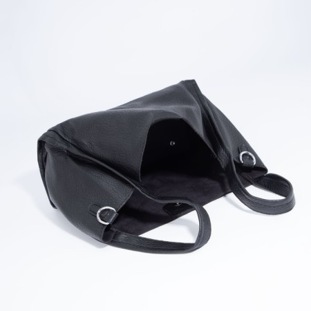 Bag Women's Tout on the button, a cosmetic bag with a zipper, black color-7