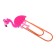 The bookmark is large 11 cm "Flamingo", mix