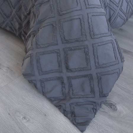 Bed linen 2 joint venture "Square", size 220x240 cm, 175x215 cm, 50x70 cm - 2 pcs-2