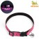 Fly collar with reflective coating "fish", 30 x 1 cm, pink