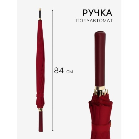 Umbrella is a s/auth r51/60 16sp n/u/u plain a straight handle to leatzers borders packet-1